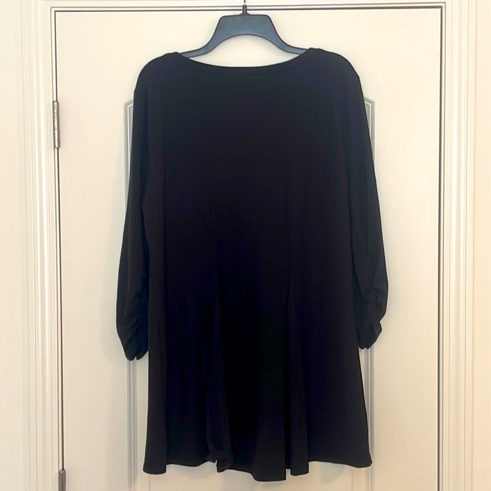 Style&Co Black Sequins Shirt Size XL - Picture 2 of 5